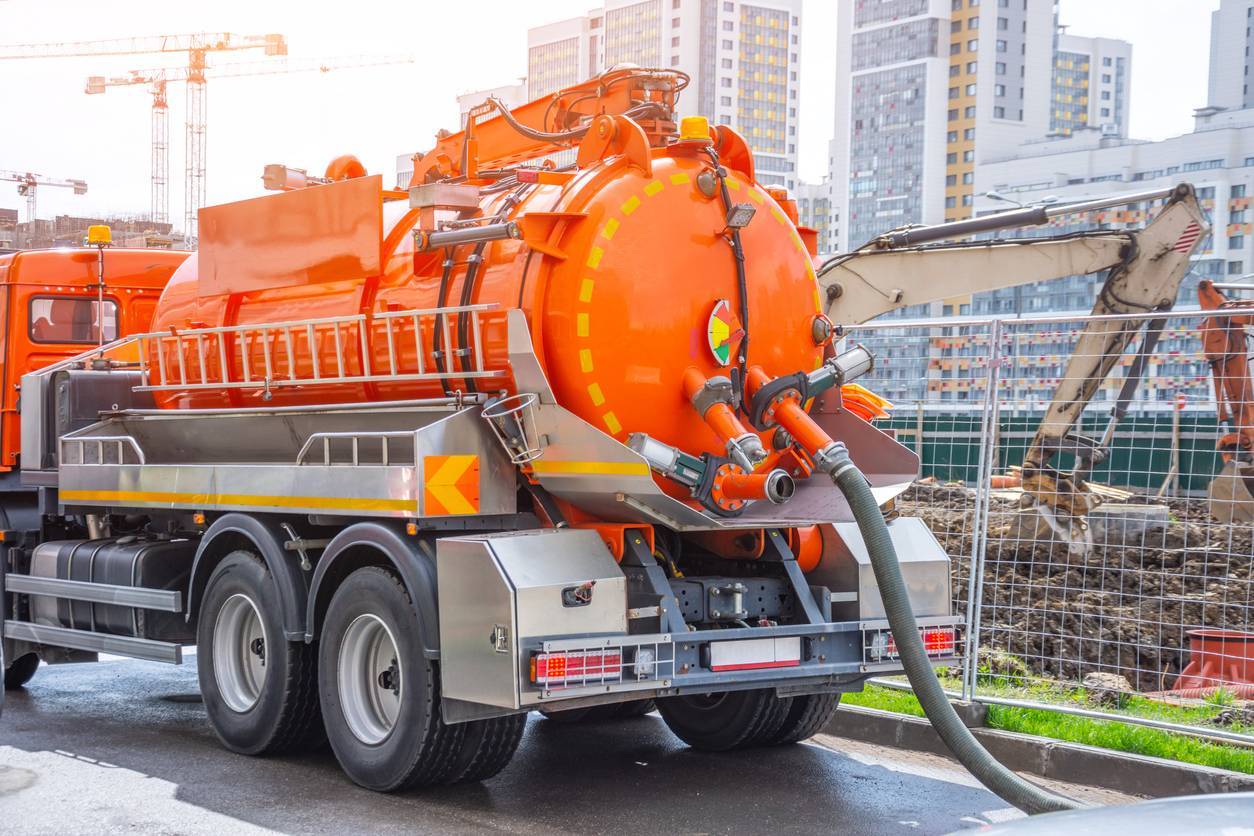 Camion de pompage fioul
