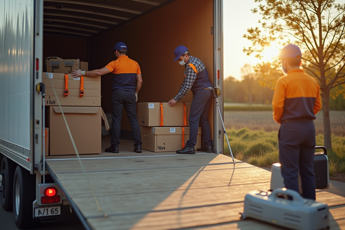 camion déménagement